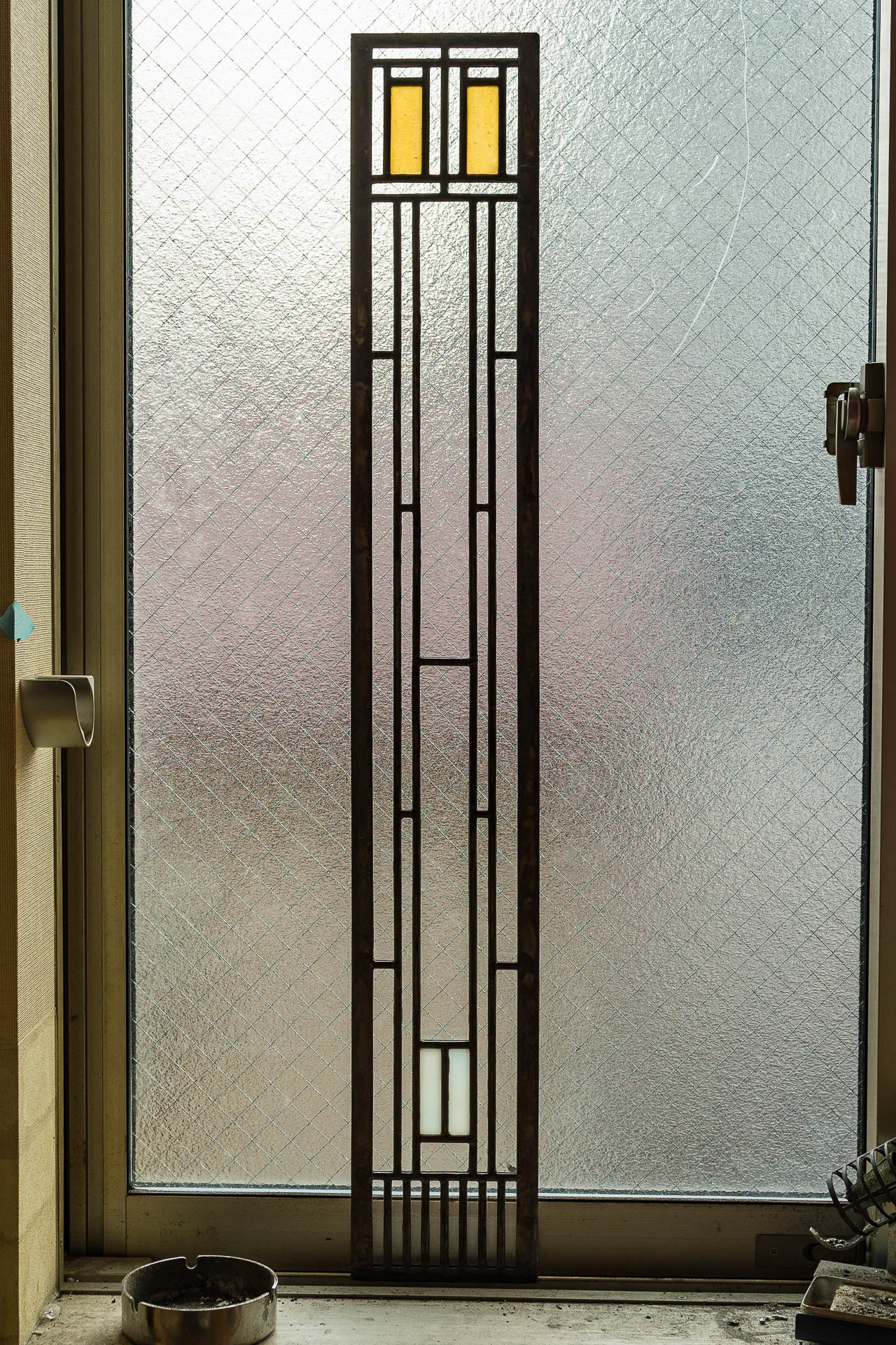 フランク・ロイド・ライト風明かり窓 | キュウコン・ステンドグラス